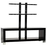 Omnimount Echo50LEFP 2-Shelf Video Table/Stand Supports Most 32-Inch-50-Inch flat panels (50-Inch wide, Black Lacquer)
