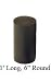 PB Elite Molded Foam Roller 1' Long, 6" Round