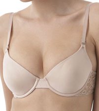 OnGossamer Sheer Link Mesh Contour Underwire Bra