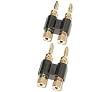 PHOENIX GOLD PRO-DUAL/2 Pro Dual Banana Plugs with Gold Connectors