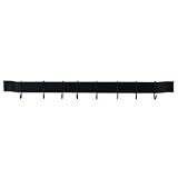 30” Bar Rack – Black with Black Hooks by Enclume