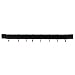 Kitchen & Housewares : 30” Bar Rack – Black with Black Hooks