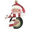 Detroit Red Wings 3" Acrylic Striped Home Run Snowman - NHL Hockey