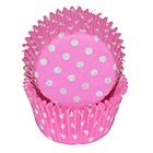 Pink/White Polka Dot Cupcake Liners