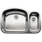 Blanco Wave 1-1/2 Bowl Sink - Depths 9\\ /6\\