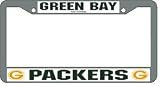 Green Bay Packers Chrome License Plate Frame