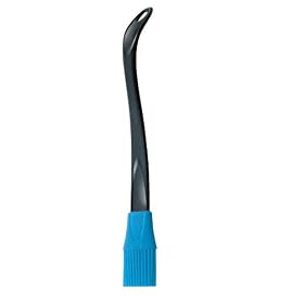 Click here to buy iSi Basics Silicone Dual Basting Brush, Black and Mediterranean Blue by iSi.
