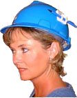 MSA V-Guard Ladies Hard Hats with Ratchet Suspensions - Size Small, White