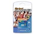 Transcend 256MB High-Speed 80x CompactFlash Card - Blue (TS256MCF80)