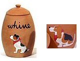 Basset Hound Whine Treat Jar