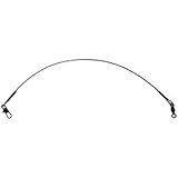Eagle Claw Heavy Duty Wire Leaders Black 18" 30lb 08012-007