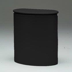 European Edition-Oval Hamper - Black