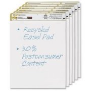 Post-it Easel Pad, 25 x 30-Inches , White Recycled, 30-Sheets/Pad, 6-Pads/Pack On Sale