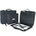 Florence Advanced Art Bag, Soft Portfolio Carry with Full Length Dual Running Zipper & Interior Zippered Pencil / Brush Pouch, 23 x 31 x 3.0, Black.