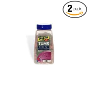 Tums Ultra Strength 1000 ,Antacid/Calcium Supplement Chewable Tablets, Assorted Berries, 160-Count Bottles (Pack of 2)