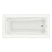 American Standard 3573.002.020 Green Tea Acrylic Drop-In or Undermount Mount Right Drain 38.50 in 38.50 in Soaker Tub 3573.002.020 White
