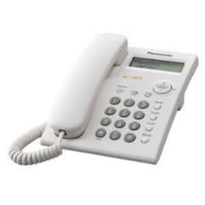 Panasonic KX-TSC11W Corded Phone with Caller ID (White) by Panasonic
