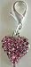 Pet Supplies : Swarovski Hearts and Stars Dog Collar Charms-PINK HEART