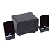 Cyber Acoustics CA-3001RB 2.1 Subwoofer/Satellite System- Black