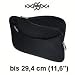 Produkt-Bild: XiRRiX Premium Mini Notebooktasche Neopren Schutzh&uuml;lle Universal mit zus&auml;tzlichem Fach - Gr&ouml;sse: bis 29,4 cm (11,6") - Farbe: schwarz (bulk)