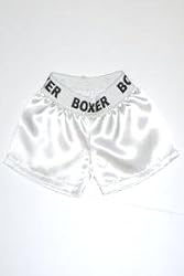 White Satin Boxers fit Webkinz, Shining Star & 8"-10" Make Your Own Stuffed Animals