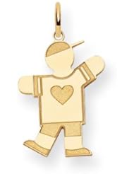 Genuine IceCarats Designer Jewelry Gift 14K Kid Charm