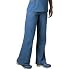 Denim Nursing Uniforms - White Swan Uniforms Light Denim Flare Leg Scrub Pant (L)