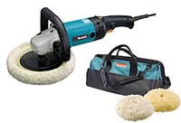 Makita 9227CX3 7-Inch Hook and Loop Electronic Polisher-Sander with Polishing Kit