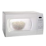 White Galaxy 700 watt Countertop Microwave