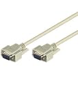 5m 5 m Monitorkabel GRAU 15 pol. HD Stecker - 15 pol. HD Stecker 5 m
