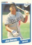 1990 Fleer #394, Jose Gonzalez, Los Angeles Dodgers