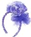 CHILD Blue Flower Headband - Splendid Princess Costume Dress Accessory