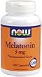 Melatonin 3 mg by Now Foods 180 Capsules