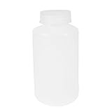 uxcell 遠心ボトル　ポリエチレンボトル　フラットボトム　ホワイト　250ml容量