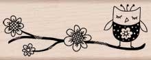 Flower Branch with Owl by Hero Arts