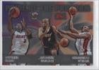2006-07 Topps Pride of the Program #PP5 - Dwyane Wade/Antoine Walker/Shaquille O'Neal