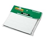 Magna Visual PMR-761 Magnetic write-on/wipe-off pre-cut strips 7/8h x 6w, white, 25/pack
