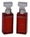 Eternity Rose Blush By Calvin Klein For Women. Eau De Parfum Spray 2 X 0.5 Oz Unboxed...
