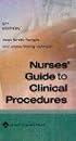 Nurses' Guide to Clinical Procedures (Nurse Guide to Clinical Procedures)