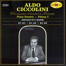Aldo Ciccolini Wolfgang Amadeus Mozart  Piano Sonatas Vol. 3: Sonatas in C Major, K 545, K 330, and K 309