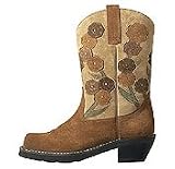 Ariat Ladies 'Doll Baby' Fashion Western Boots - Chestnut and Tan