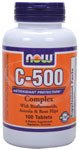 C-500 Complex by NOW Foods - Vitamins (500 mg - 100 Tablets)
