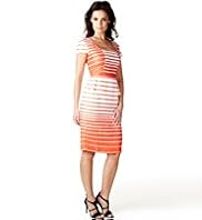 Per Una Speziale Linen Rich Striped Shift Dress