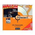 Intenso CD-R Rohlinge 700MB, 52x, KICK OUT Case, 10er Box