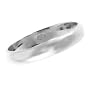 Solid Sterling Silver 5mm Wedding Band Ring (Size 3,4,5,6,7,8,9,10,11,12)