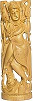 Lord Shiva Sculptures Wood Carving 15 x 4.5 inches (nwoodshiv004)