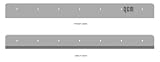 QCM-8700B replacement blade kit for QCM-8700M desktop stack paper cutter