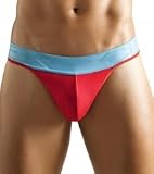 Clever Men's Makae Thong, Red, Small