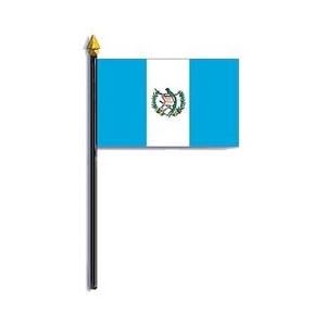 Click to buy Guatemala Flag: Guatemala Flag Rayon On Staff 4 in. x 6 in. from Amazon!