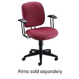 Comfortask Task Swivel Chair- Burgundy/ Black